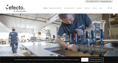 Desktop Screenshot of efecto.de