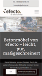 Mobile Screenshot of efecto.de